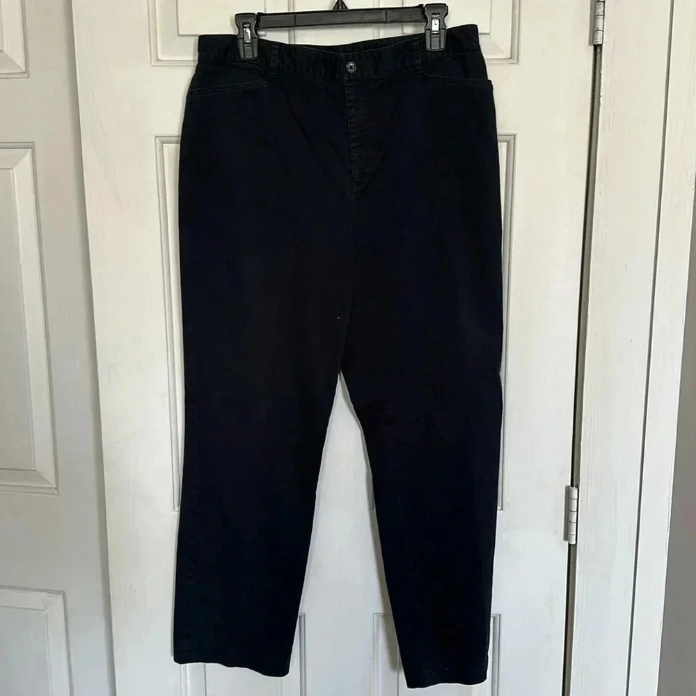 Chaps Size 12 Black Pant